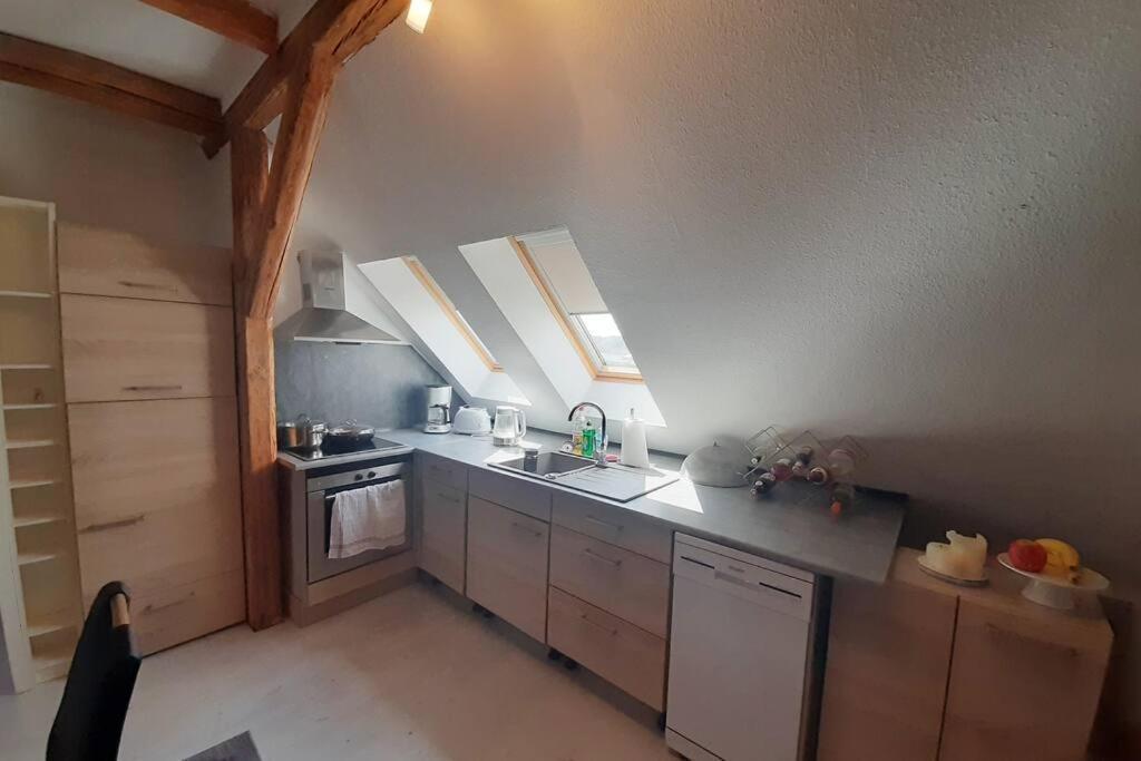 Gemuetliche Wohnung In Burg Burg bei Magdeburg Buitenkant foto